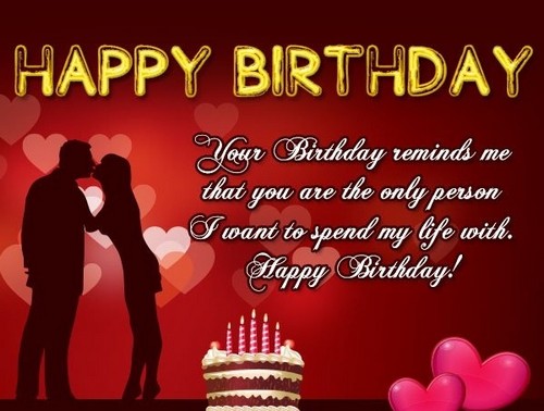 Romantic Birthday Wishes For Lover