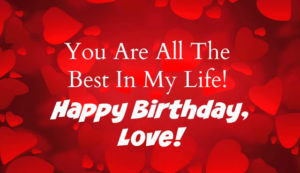 Best Birthday Wishes For Lover
