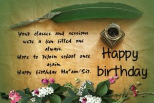 Best Birthday Wishes For Teacher
