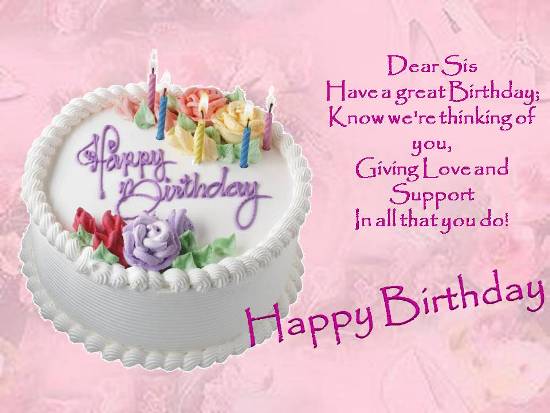 Birthday Wishes For Sister (Happy Birthday Sister Funny)