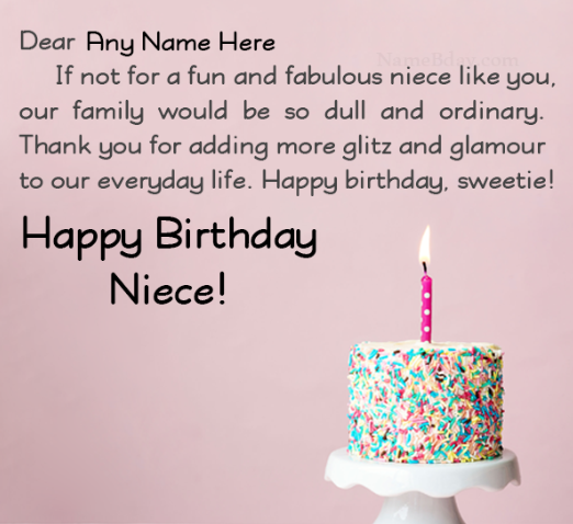 Birthday Wishes For Niece (Happy Birthday Niece Funny)