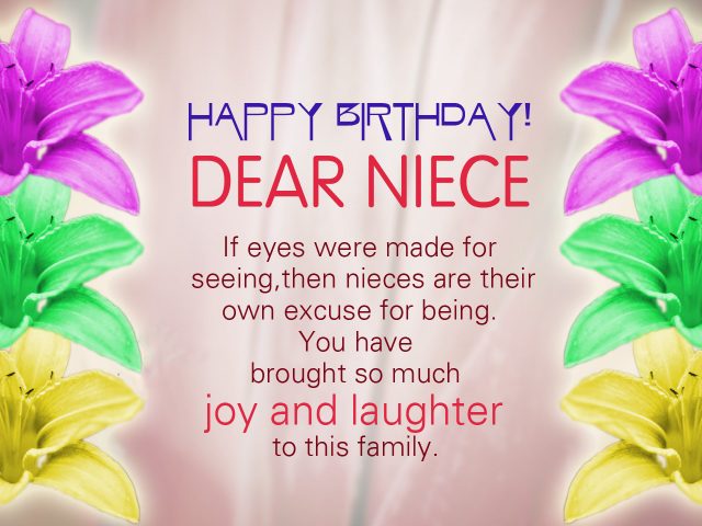 Birthday Wishes For a Special Niece