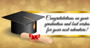 Congratulations To Graduates