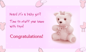 Congratulations To New Parents