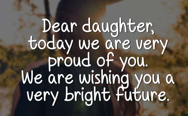 Quotf.com, congratulations, daughter, Congratulations To Proud Parents