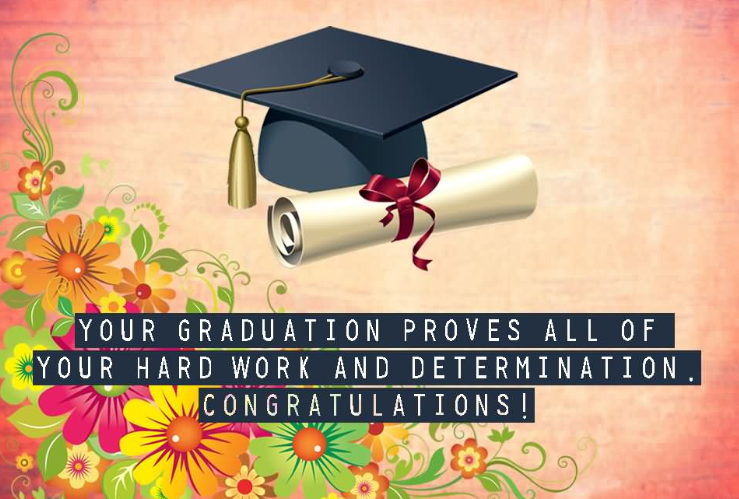 Congratulations on your graduation