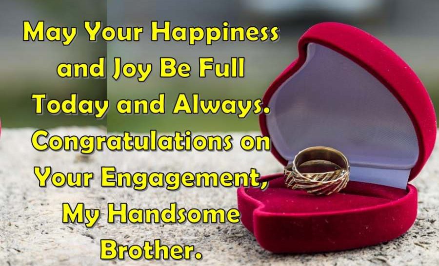 engagement wishes to brother