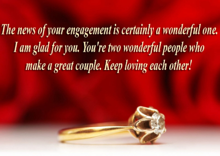 Engagement wishes for son and future daughter in law