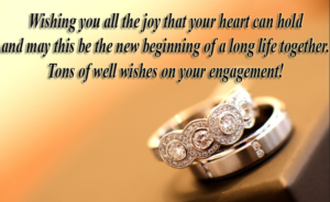 Engagement wishes to sister