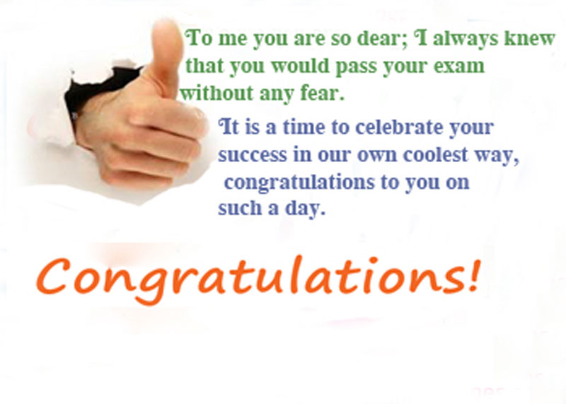 proud congratulations for passing exams quotes