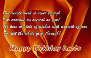 Happy Birthday Quotes For Uncle