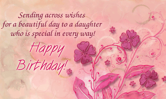 Happy Birthday Wishes For Daughter