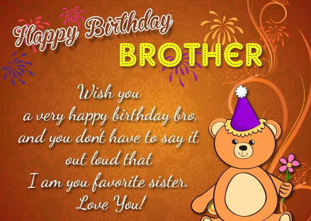Happy birthday brother quotes