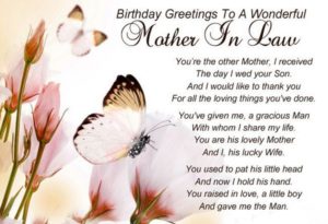Happy birthday in heaven mother in law
