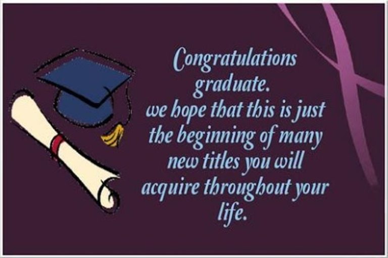 Graduation Wishes for Niece (Best Inspirational Birthday Wishes For A ...