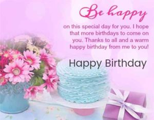 Happy Birthday Beautiful Messages For Woman