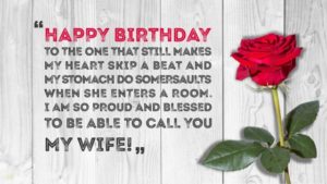 Birthday Message For Wife From Husband