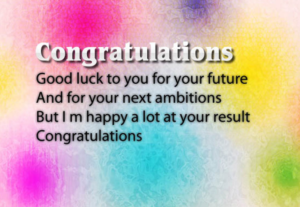Congratulations For Passing Exams Quotes