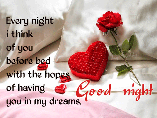 Good night message to my sweetheart