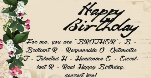 Happy Birthday Brother Quotes