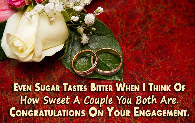 Engagement wishes to friend