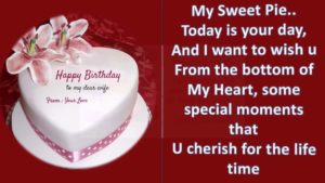 Happy birthday message for wife