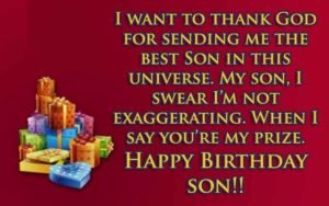 Son Birthday Wishes
