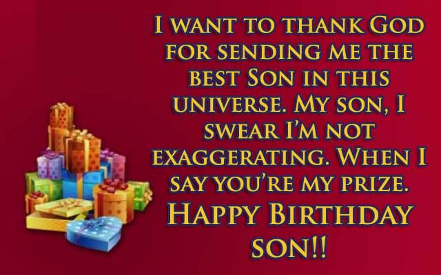 Son Birthday Wishes