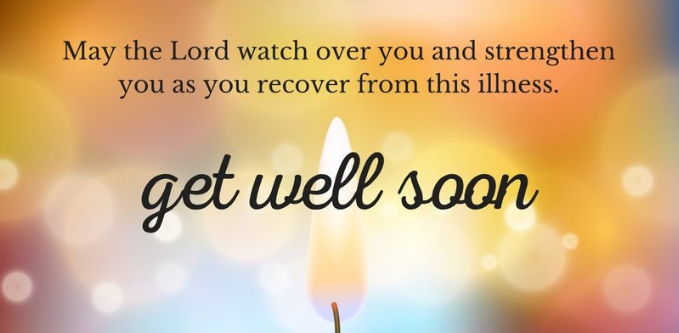Get well soon prayer