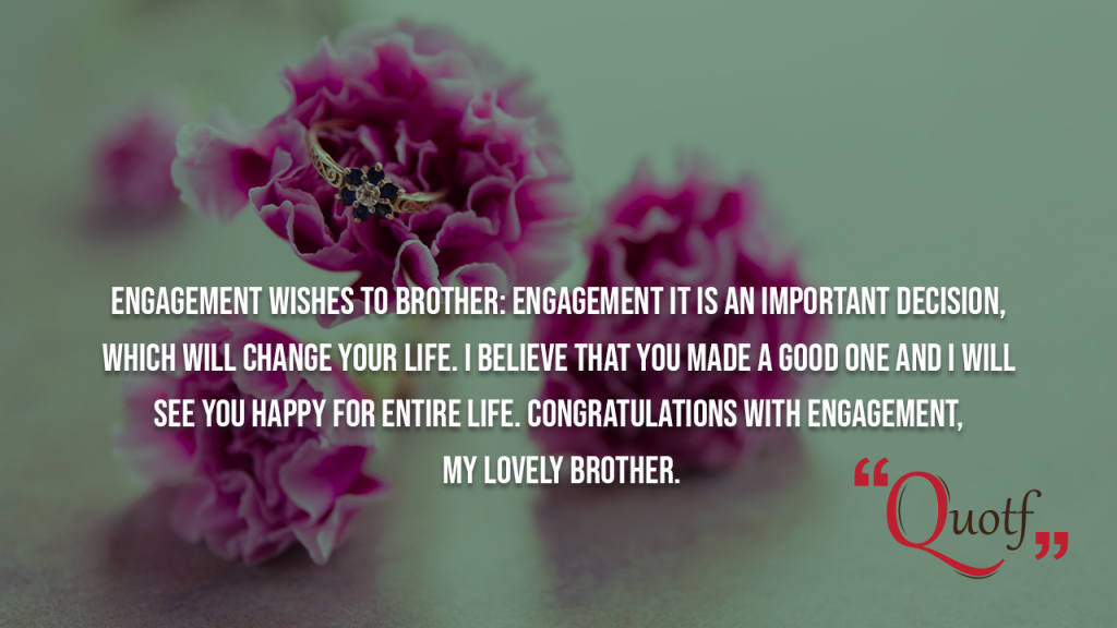 engagement wishes to brother, brother engagement