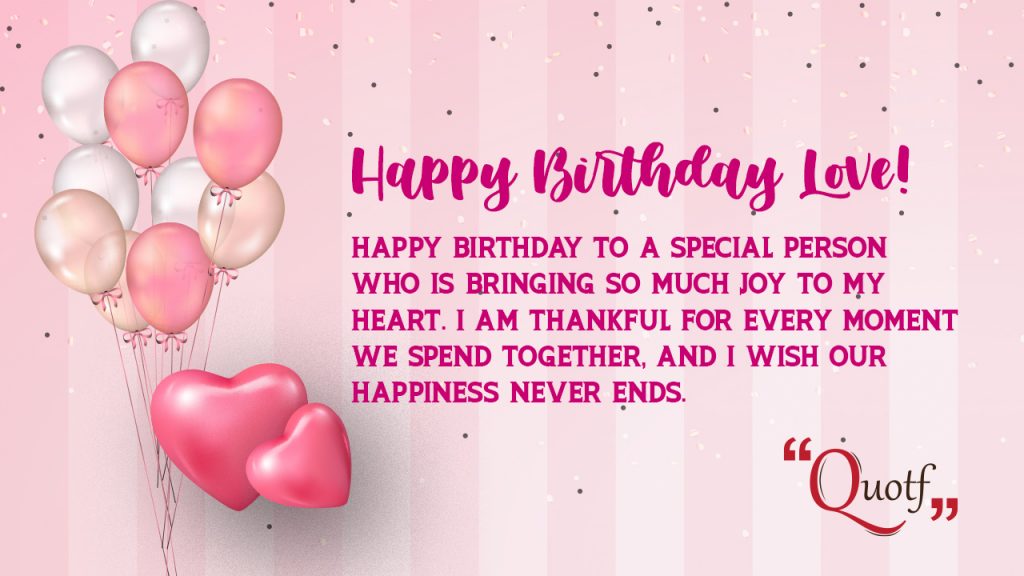 Top 80 Romantic Birthday Wishes For Lover (Sweet Love Quotes)-