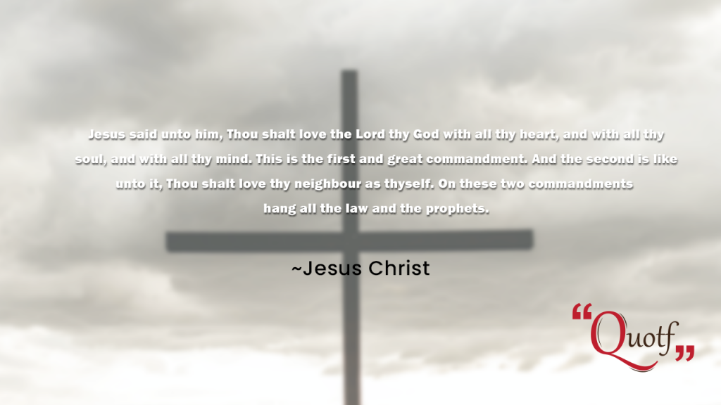 Jesus christ quotes on love