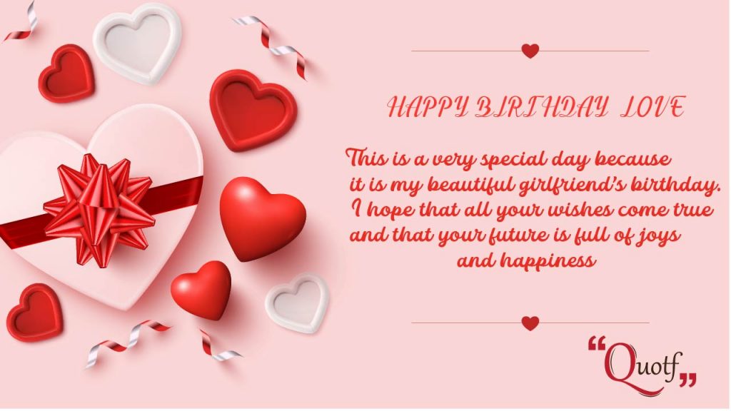 two line birthday wishes for love