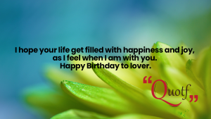 Best Birthday Wishes For Lover (happy Birthday Text Messages)-