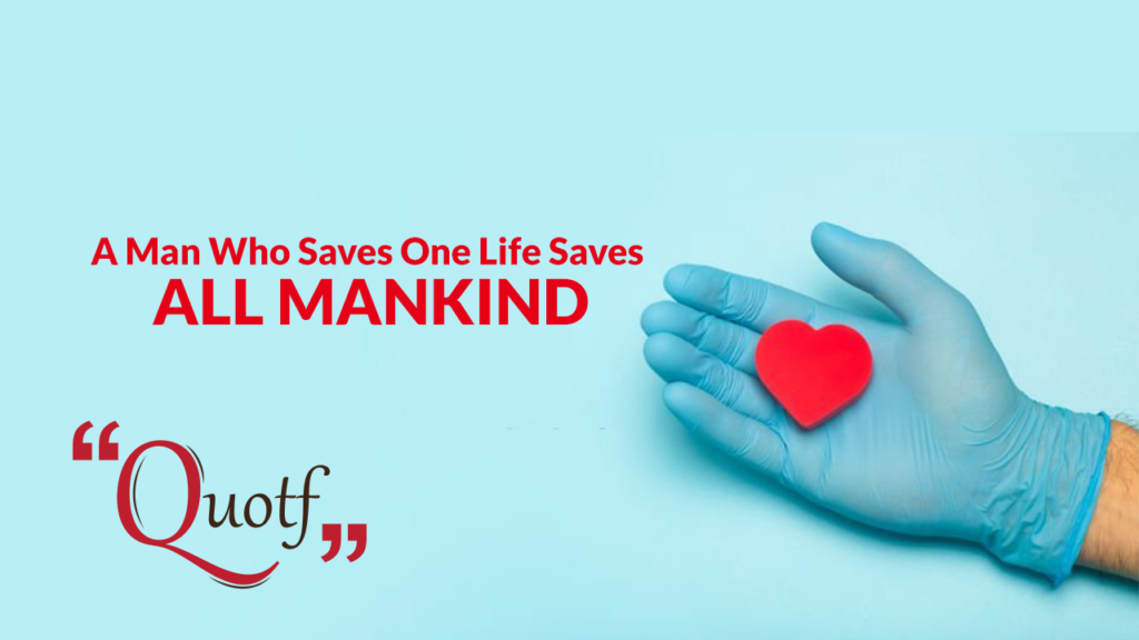 Quotf.com, blood donation
