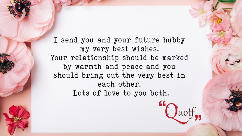 Quotf.com, sister's engagement wishes