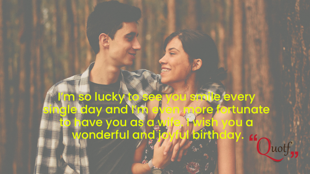 Quotf.com, life partner bday quote for wife