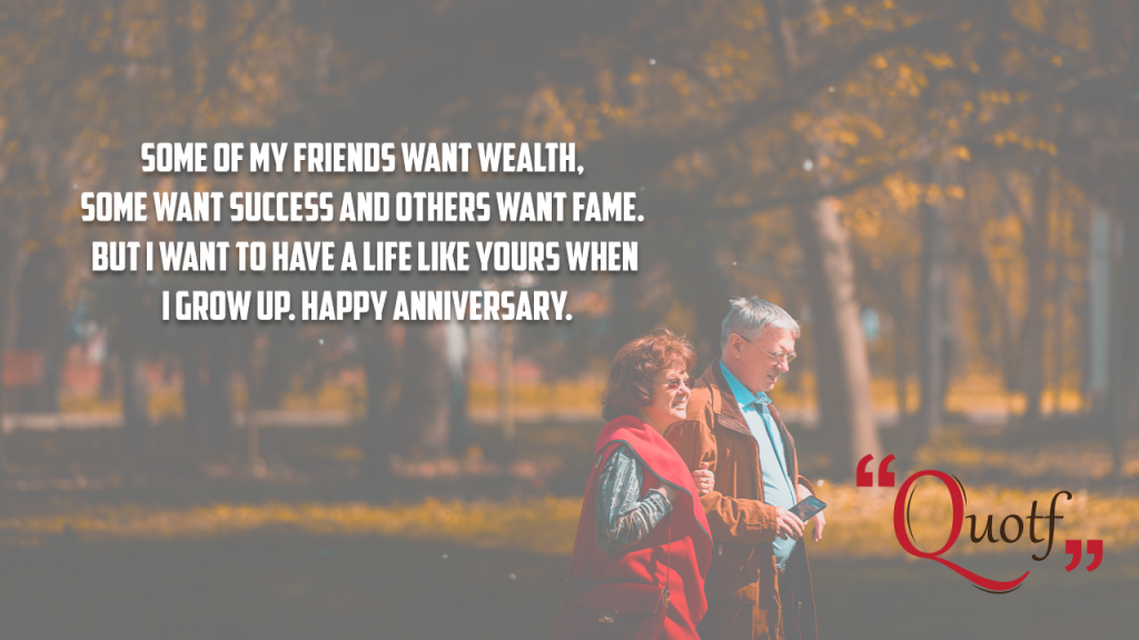 wedding anniversary quotes for parents, parents anniversary status