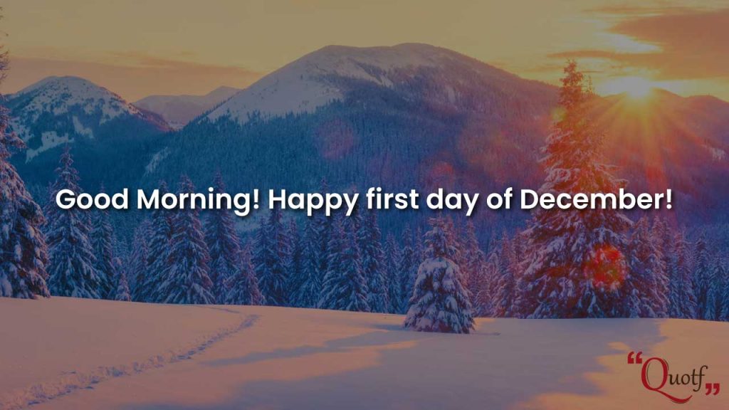 1st december blessings