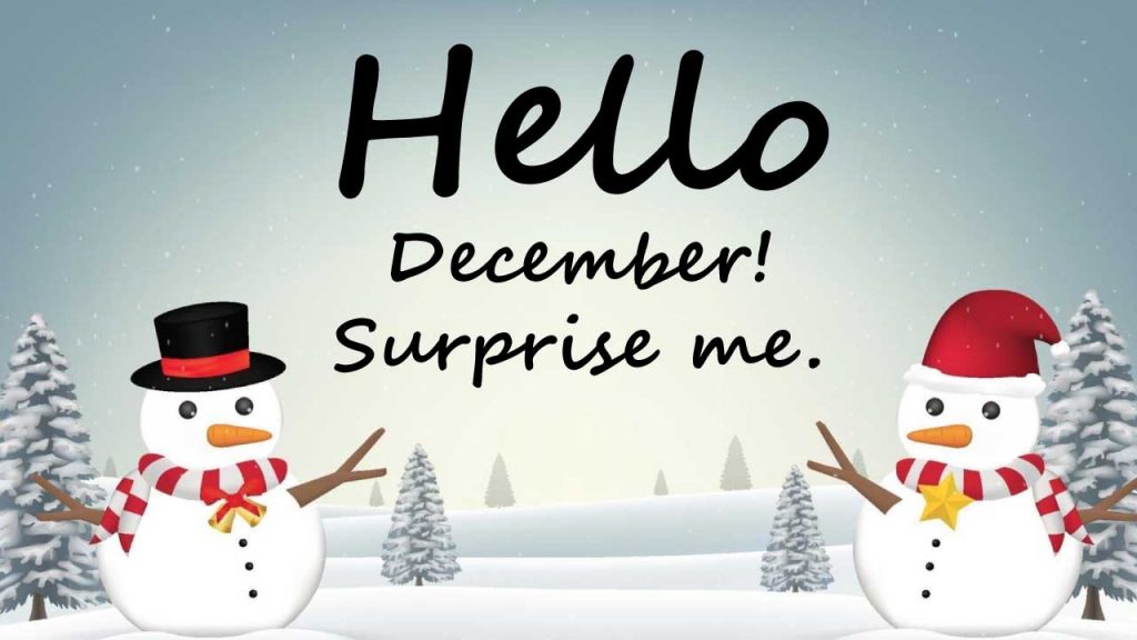 hello december quotes