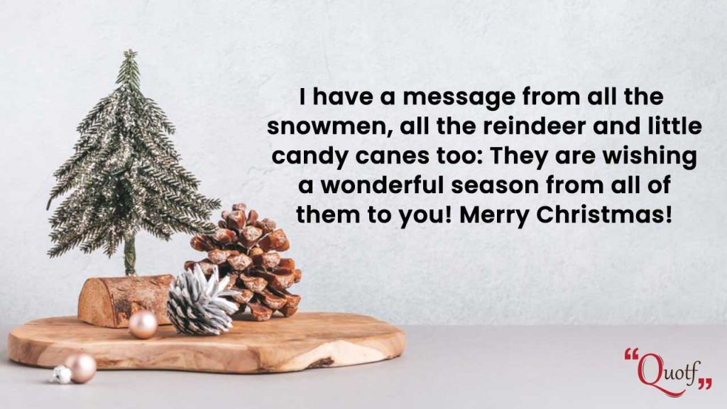 merry christmas message