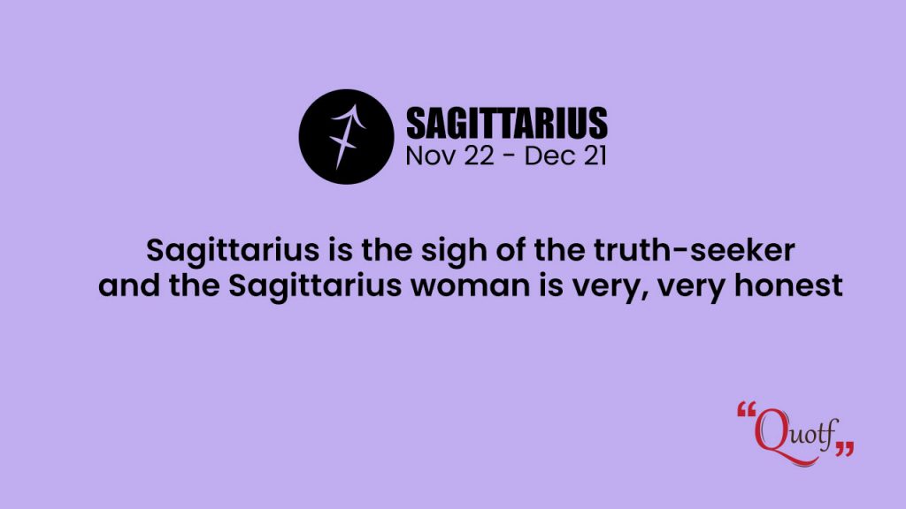 quotes for sagittarius woman