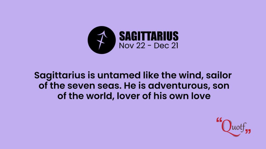 quotes for sagittarius