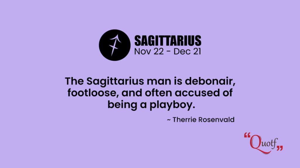 quotes for sagittarius man