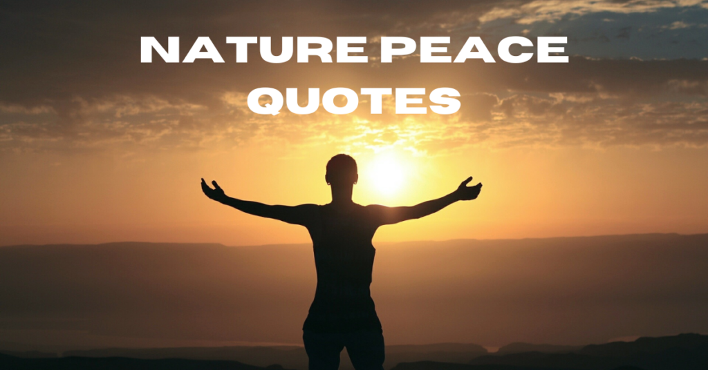 Nature Peace Quotes