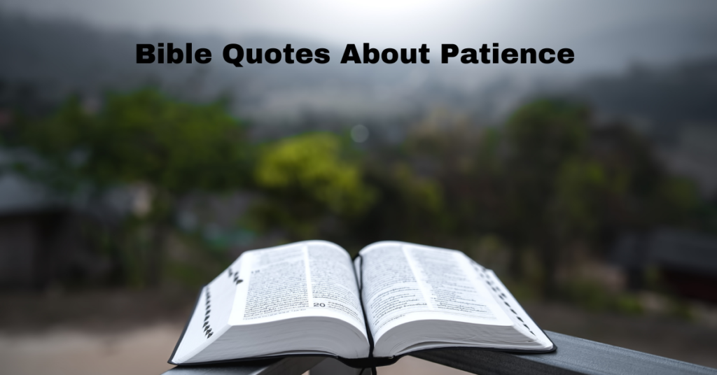 Bible Quotes About Patience