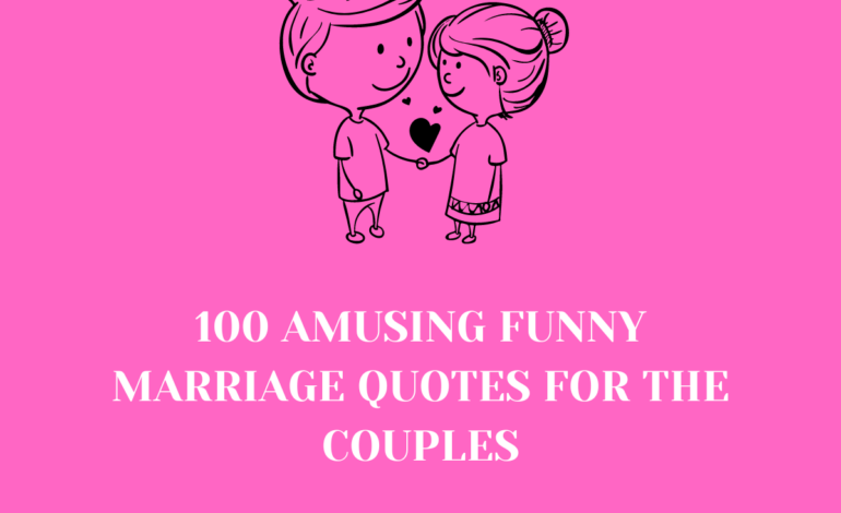 Funny Marriage Quotes