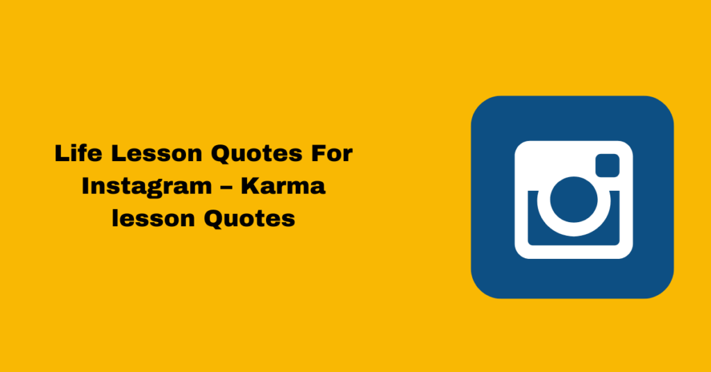 Karma lesson Quotes